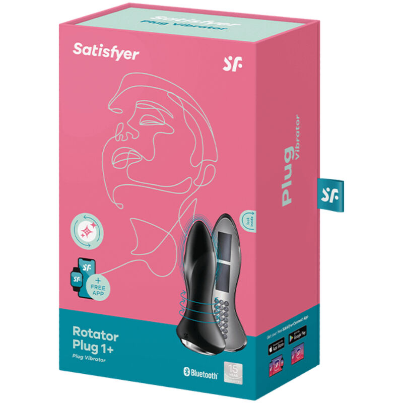 SATISFYER - ROTATOR PLUG 1+ VIBRIERENDER ANALPLUG APP ROT
