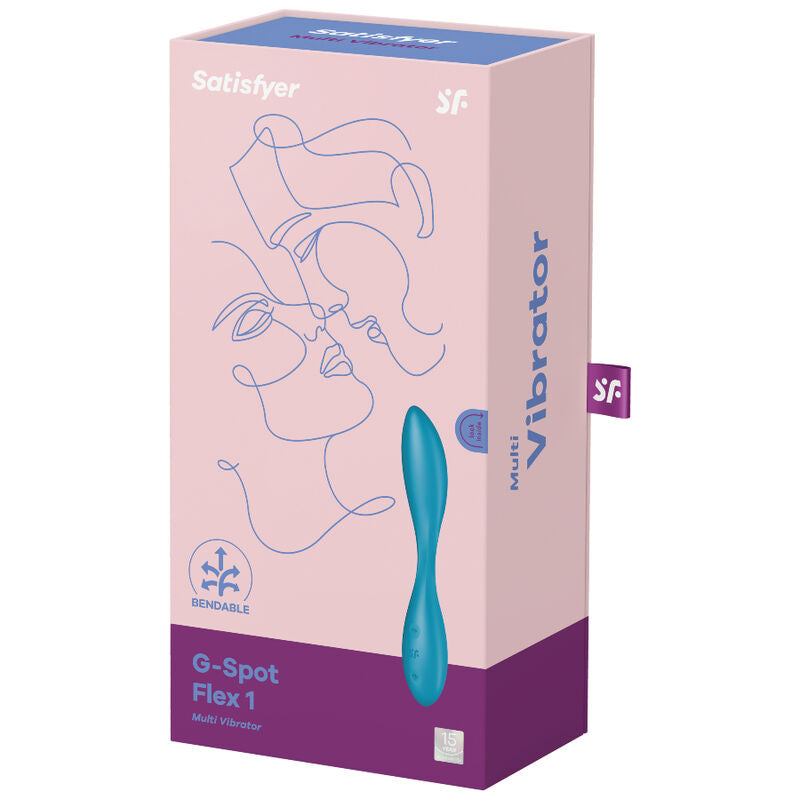 SATISFYER - G-SPOT FLEX 1 MULTI Sensory Device BLAU