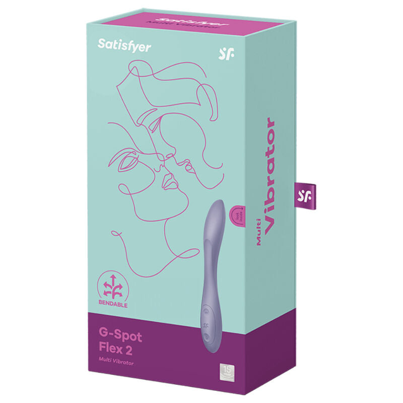 SATISFYER - G-SPOT FLEX 2 MULTI Sensory Device PURPLE