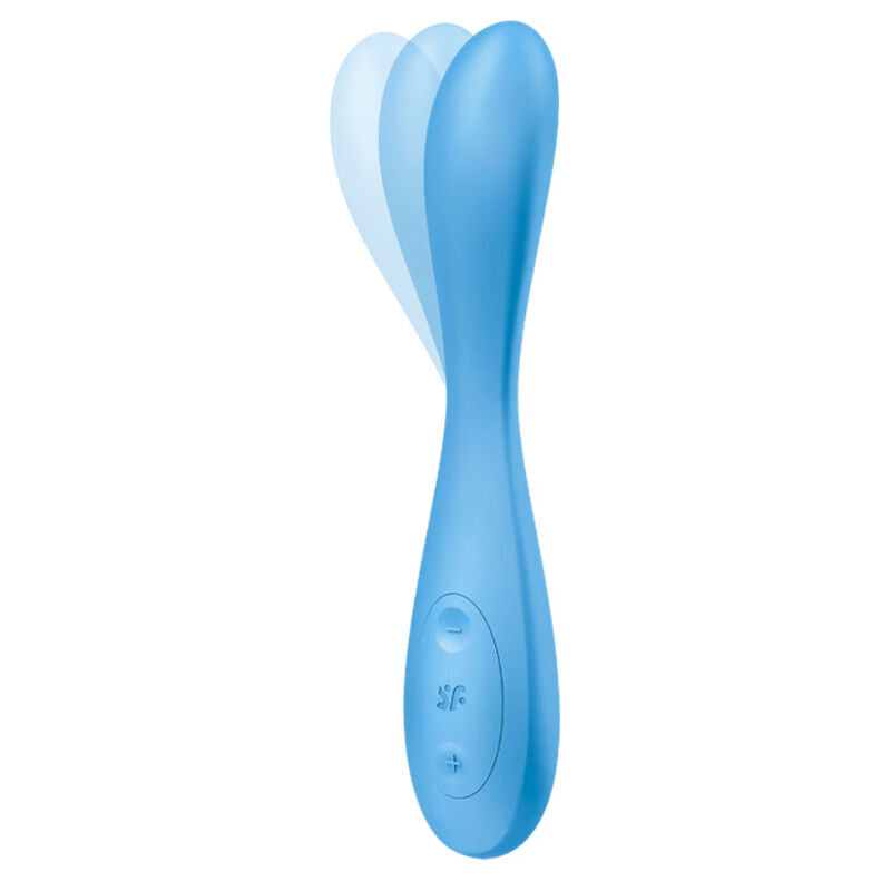 SATISFYER - G-SPOT FLEX 4+ MULTI Sensory Device APP BLUE