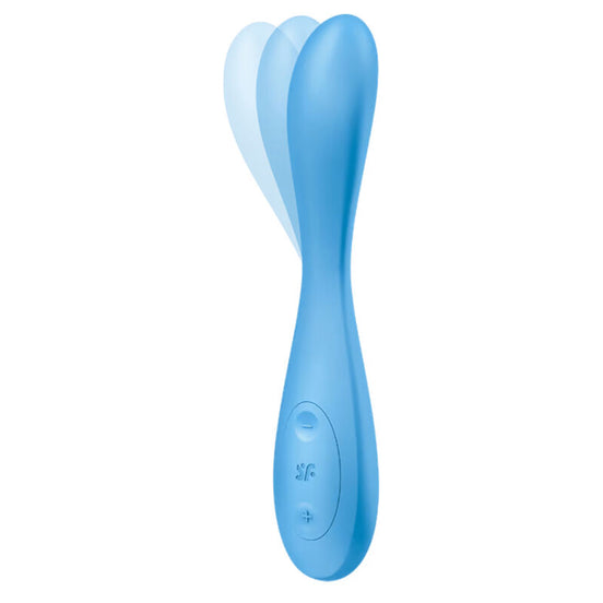 SATISFYER - G-SPOT FLEX 4+ MULTI Sensory Device APP BLUE