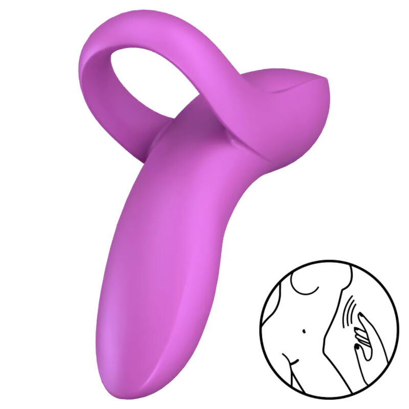 SATISFYER - BOLD LOVER FINGER Sensory Device WHITE