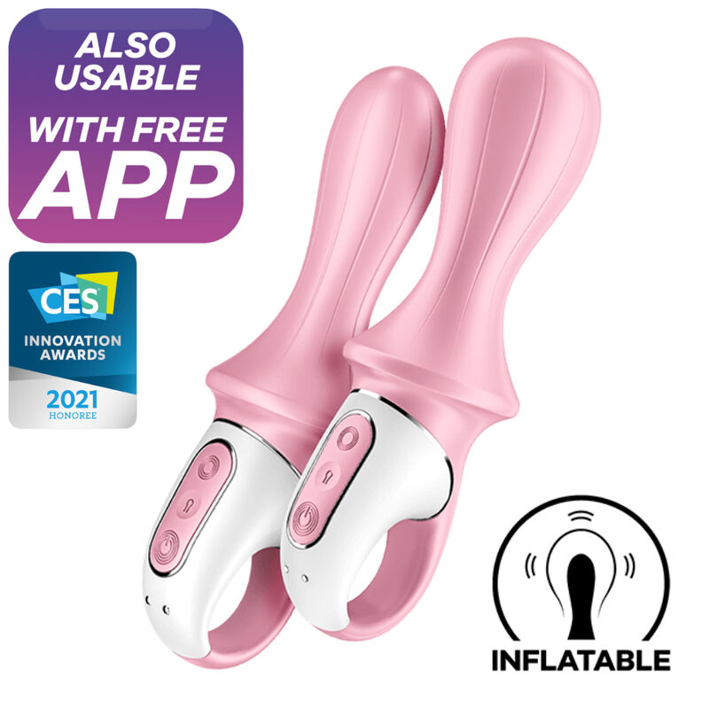 SATISFYER - AIR PUMP BOOTY 5+ AUFBLASBARES ANAL-Sensorgerät ROSA