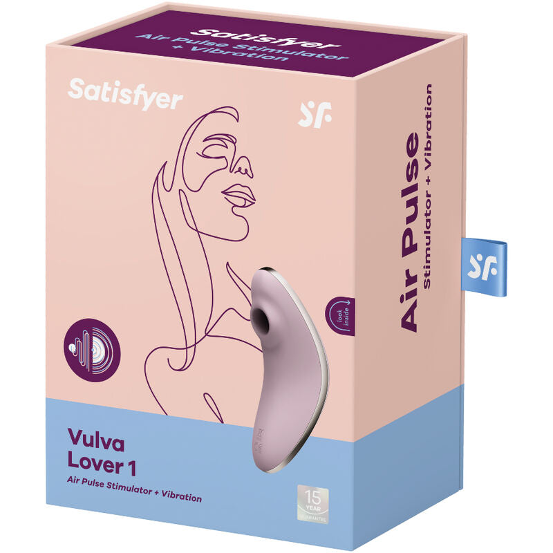 SATISFYER - VULVA LOVER 1 AIR PULSE STIMULATOR & Sensory Device BLUE