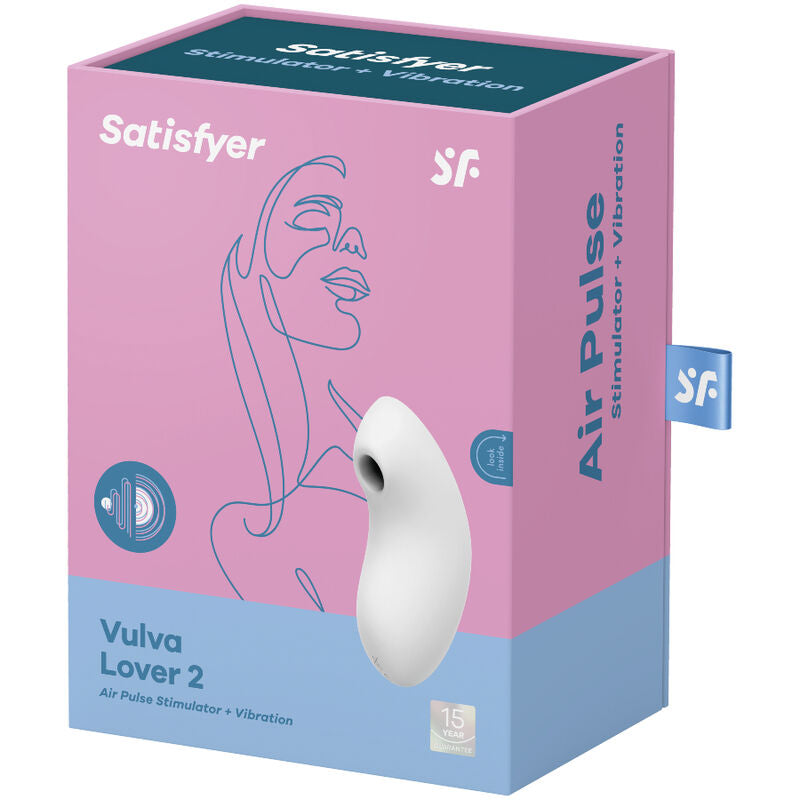 SATISFYER - VULVA LOVER 2 AIR PULSE STIMULATOR & Sensory Device BLUE