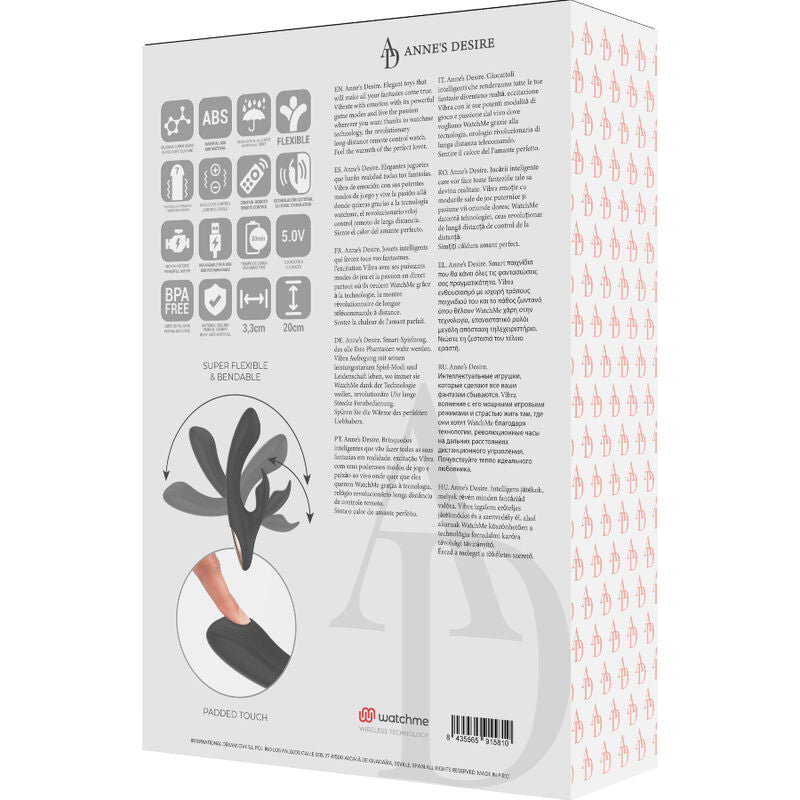 ANNE'S DESIRE - KANINCHEN-FERNBEDIENUNG TECHNOLOG A WATCHME BLACK
