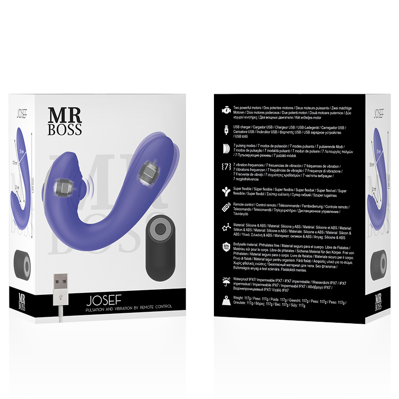 MR BOSS - JOSEF FERNSCHIENE FÜR PAAR-PULSATION UND VIBRATION