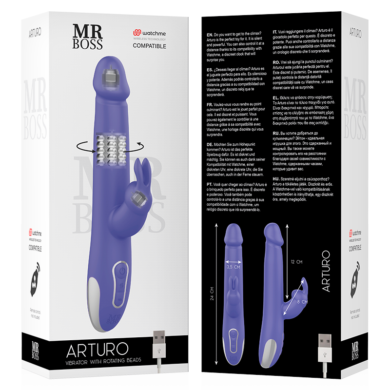 MR BOSS - ARTURO Sensory Device & ROTATOR COMPATIBLE WITH WATCHME WIRELESS TECHNOLOGY