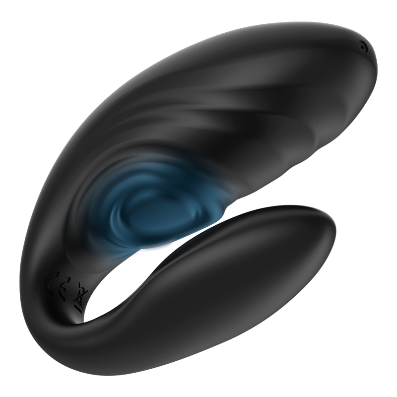 BRILLY GLAM - COUPLE REMOTE CONTROL VIBRATOR BLACK