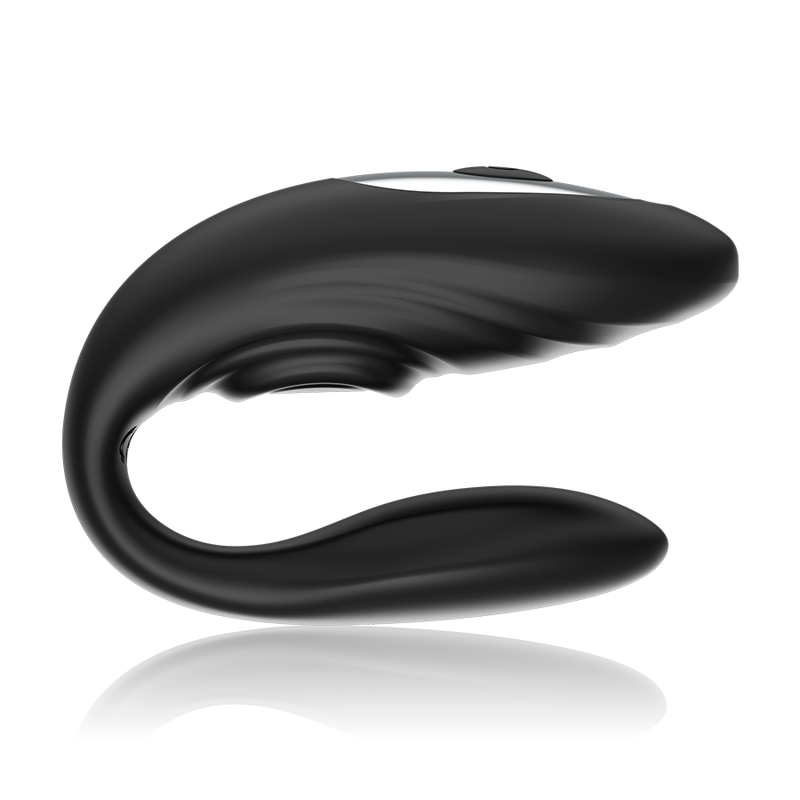 BRILLY GLAM - COUPLE REMOTE CONTROL VIBRATOR BLACK