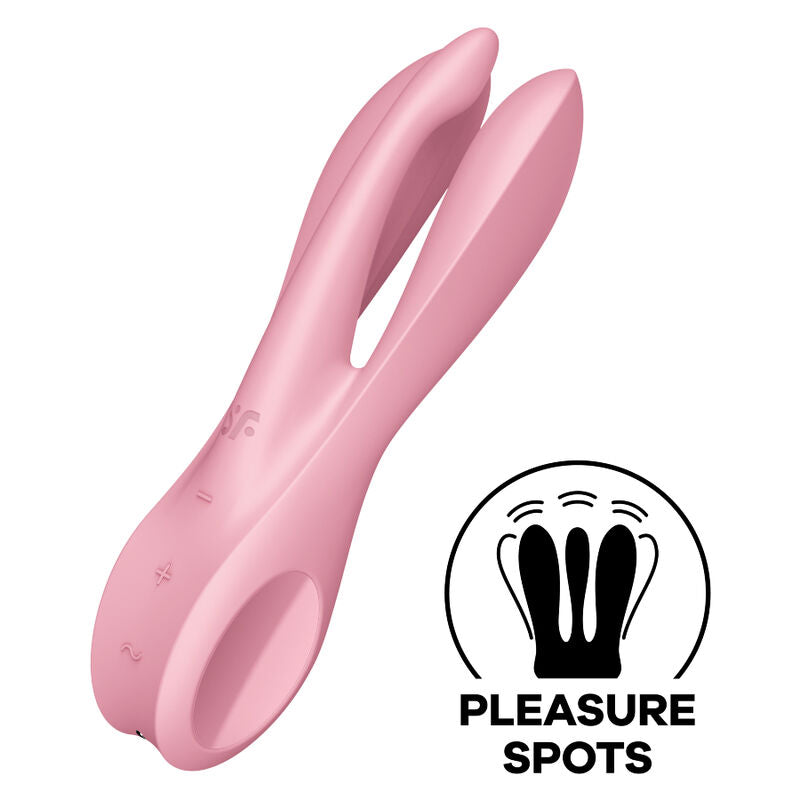 SATISFYER - THREESOME 1 Sensory Device BLUE