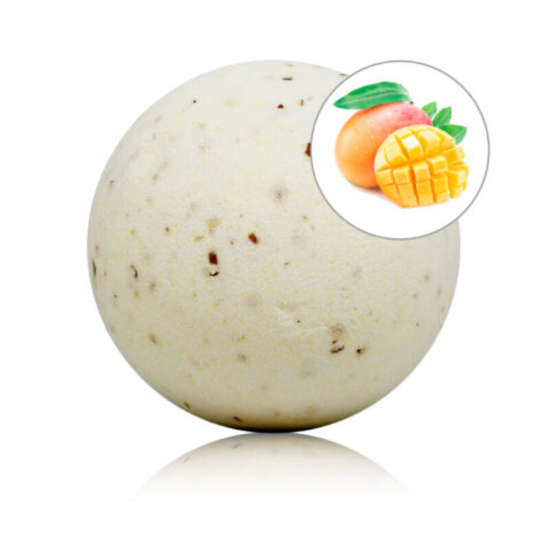 TALOKA - MANGO-DUFTENDE BADEBOMBE MIT ROSENBLÄTTERN