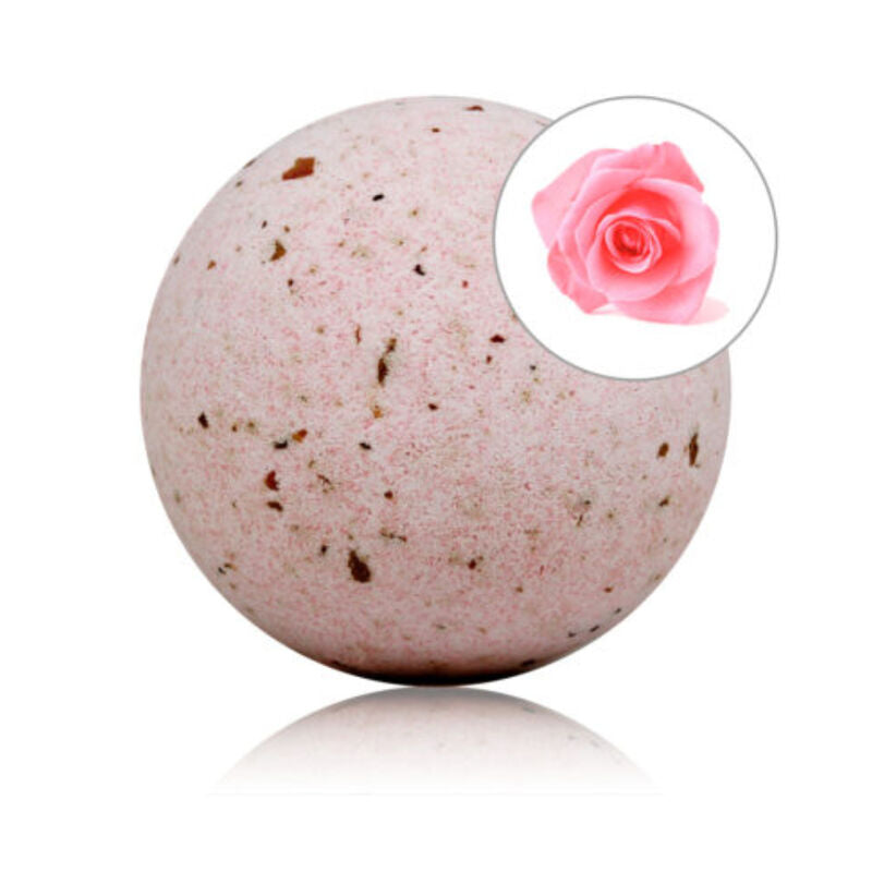 TALOKA - ROSENDUFT BADEBOMBE MIT ROSENBLÄTTERN