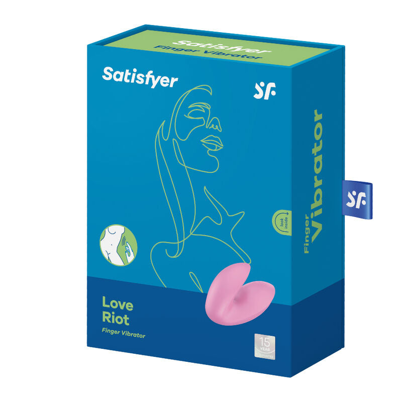 SATISFYER - LOVE RIOT FINGER Sensory Device PURPLE
