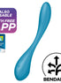 SATISFYER - G-SPOT FLEX 5 MULTI Sensory Device BLUE