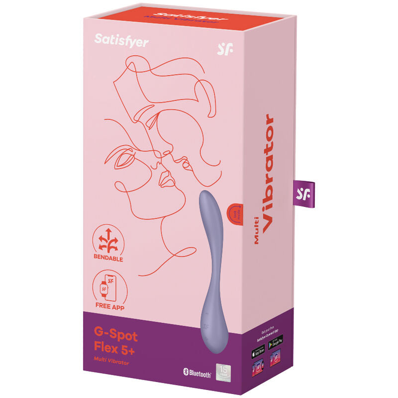 SATISFYER - G-SPOT FLEX 5 MULTI Sensory Device BLUE