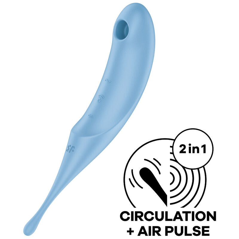 SATISFYER - TWIRLING PRO AIR PULSE STIMULATOR & Sensory Device RED