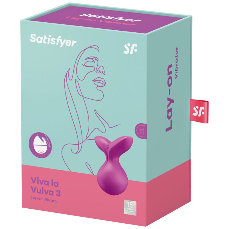 SATISFYER - VIVA LA VULVA 3 LAY-ON Sensory Device VIOLET