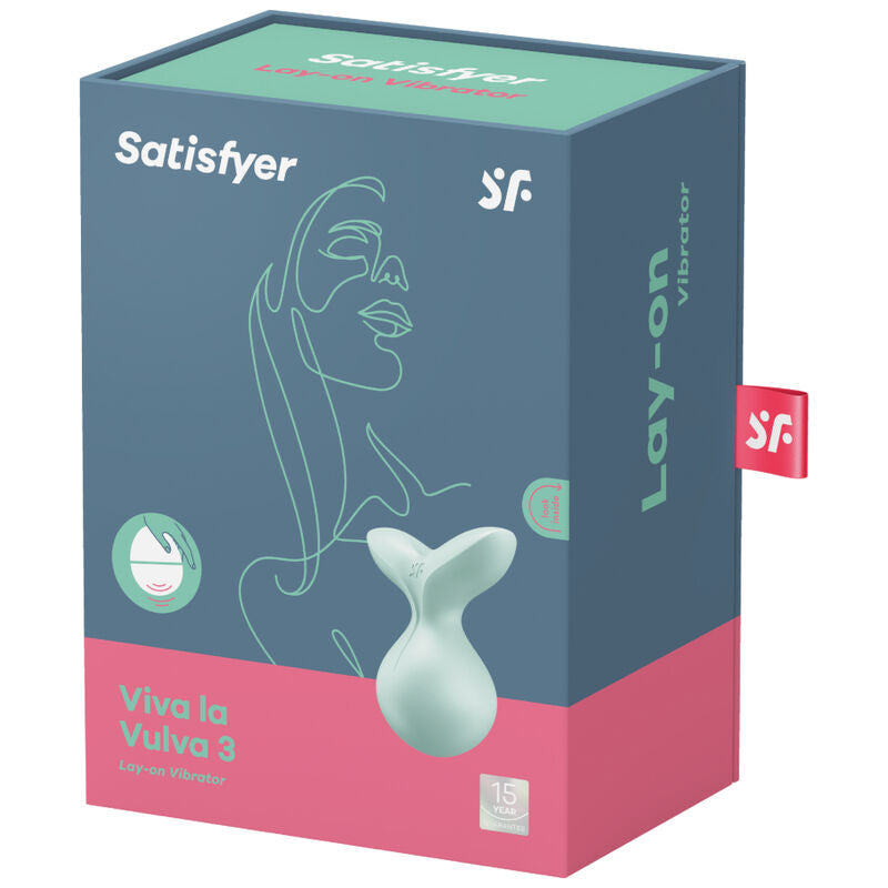 SATISFYER - VIVA LA VULVA 3 LAY-ON Sensory Device VIOLET