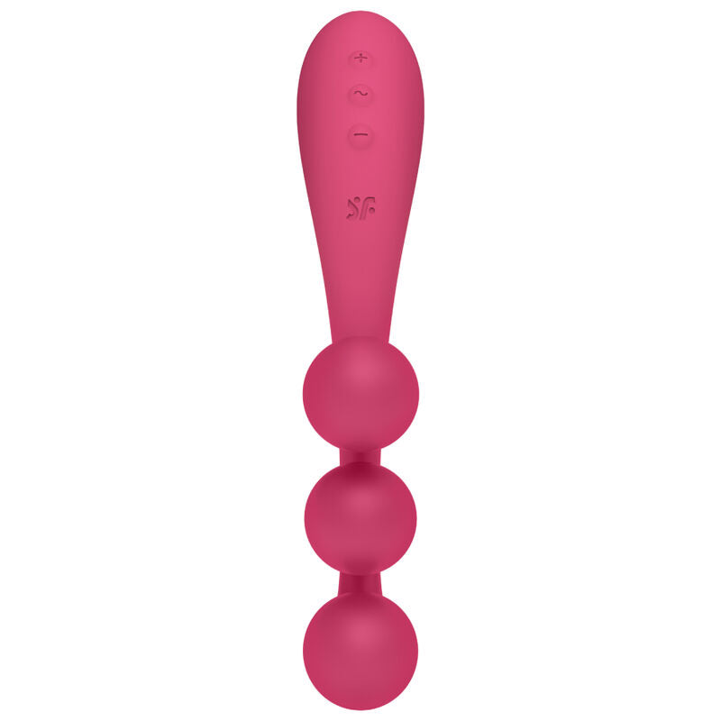 SATISFYER - TRI BALL 1 MULTI Sensory Device RED
