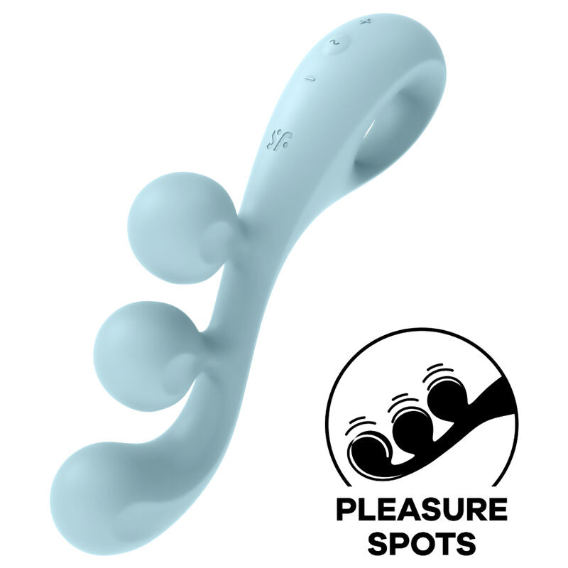SATISFYER - TRI BALL 2 Multi-Sensorisches Gerät BLAU