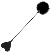 DARKNESS - SCHWARZE LIEBESFEDERPEITSCHE 40 CM