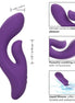 CALEXOTICS - STELLA DUAL PLEASER VIOLET