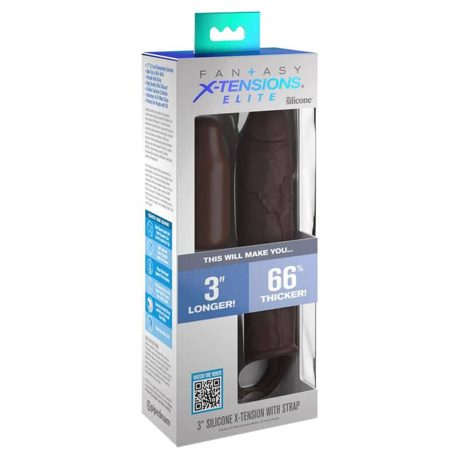 FANTASY X- TENSIONS - PIPEDREAMS EXTENSION MIT GURT 17,78 CM BRAUN