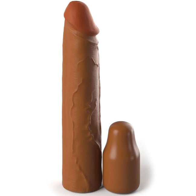 FANTASY X- TENSIONS - PIPEDREAMS SLEEVE 20,32 CM + 5,00 CM PLUG KARAMELL