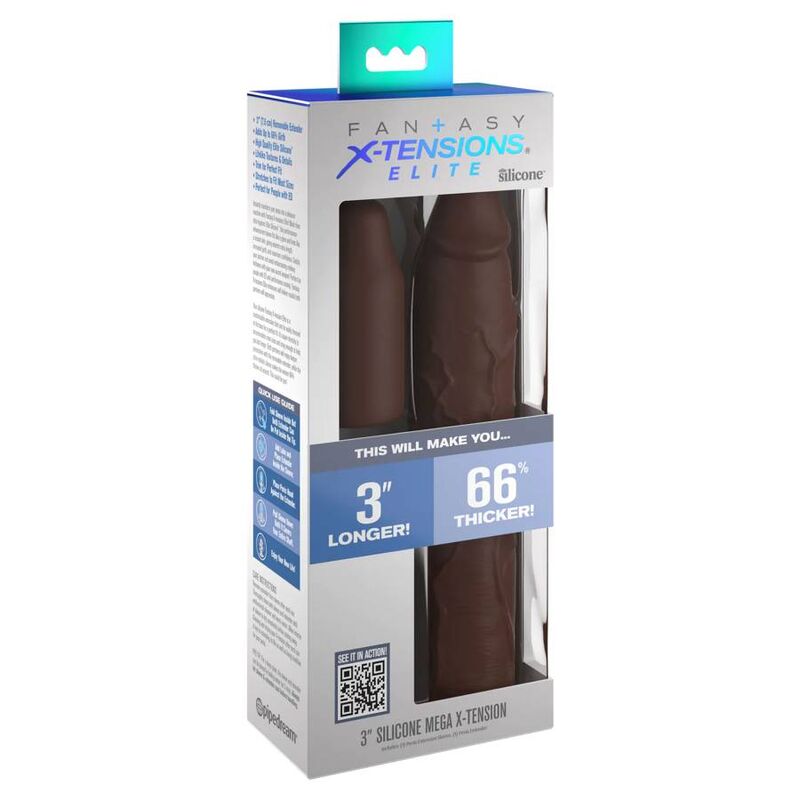 FANTASY X-TENSIONS - PIPEDREAMS SLEEVE 22,86 CM + 7,62 CM PLUG BRAUN