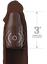 FANTASY X- TENSIONS - PIPEDREAMS SLEEVE 22,86 CM + 7,62 CM PLUG FERNGESTEUERT BRAUN