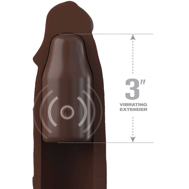 FANTASY X- TENSIONS - PIPEDREAMS SLEEVE 22,86 CM + 7,62 CM PLUG FERNGESTEUERT BRAUN