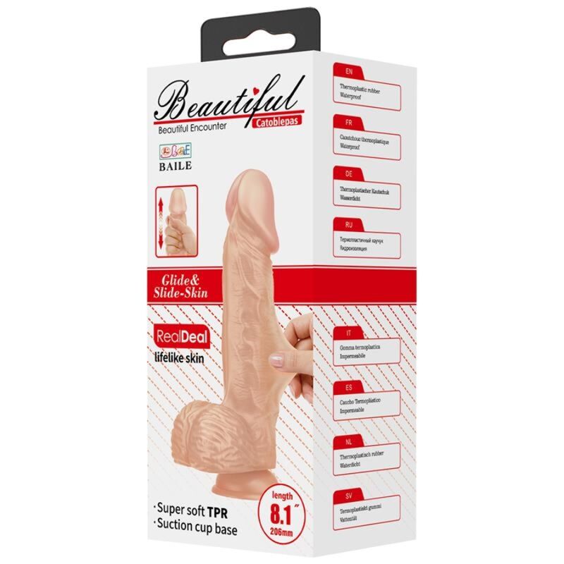 BAILE - BEAUTIFUL ENCOUNTER CATOBLEPAS FLEXIBLE REALISTIC Wellness Device 20.6 CM NATURAL