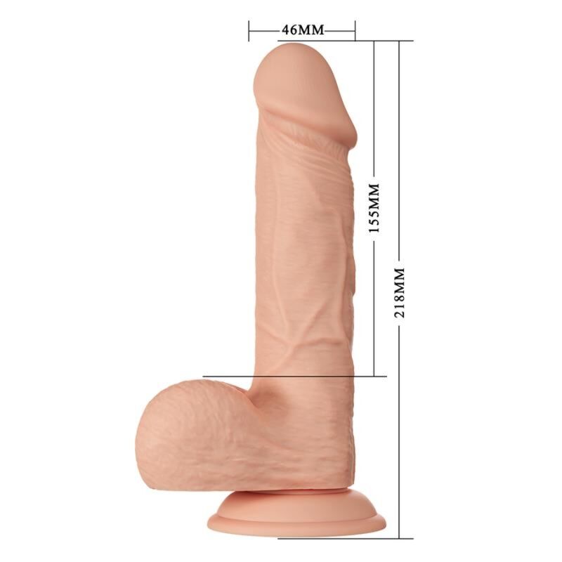 BAILE - SCHÖNE BEGEGNUNG BAHAMUT FLEXIBLES REALISTISCHES Wellness-Gerät 21.8 CM NATUR
