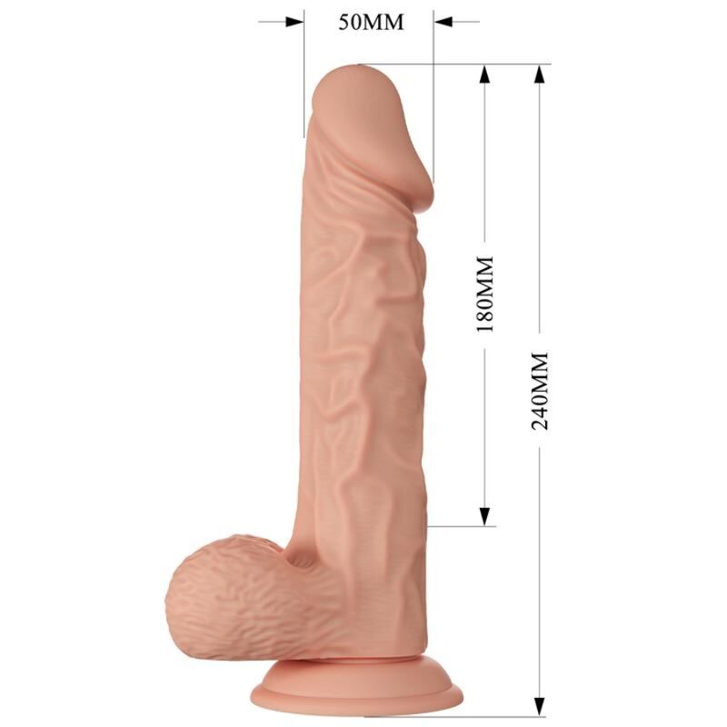 BAILE - BEAUTIFUL ENCOUNTER BURAQ FLEXIBLE REALISTIC Wellness Device 24 CM NATURAL