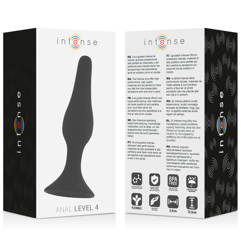 INTENSIV - ANAL STUFE 4 15,5CM SCHWARZ