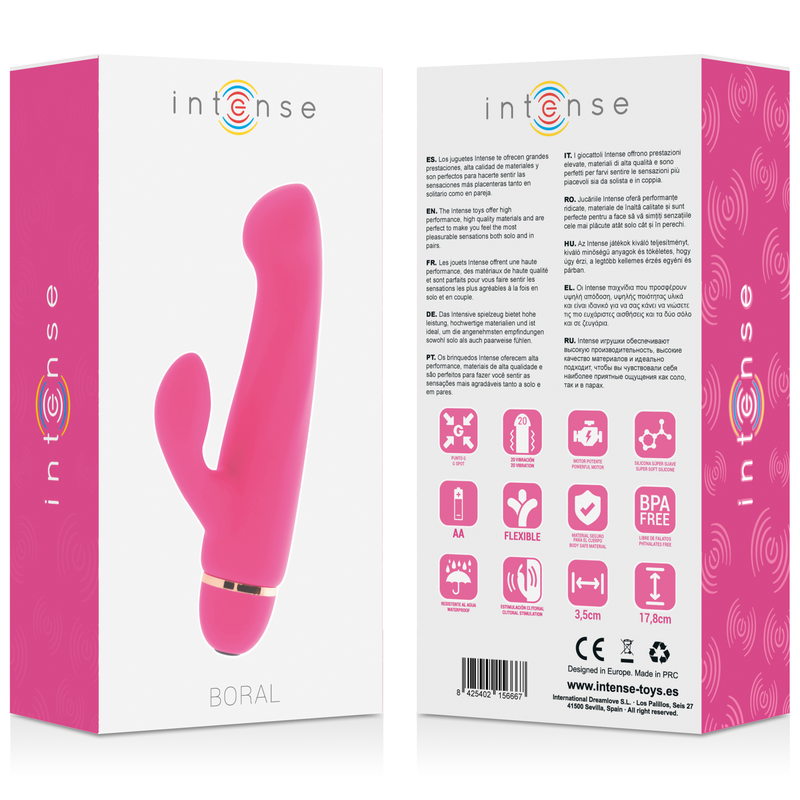 INTENSE - BORAL 20 GÄNGE SILIKON ROSA