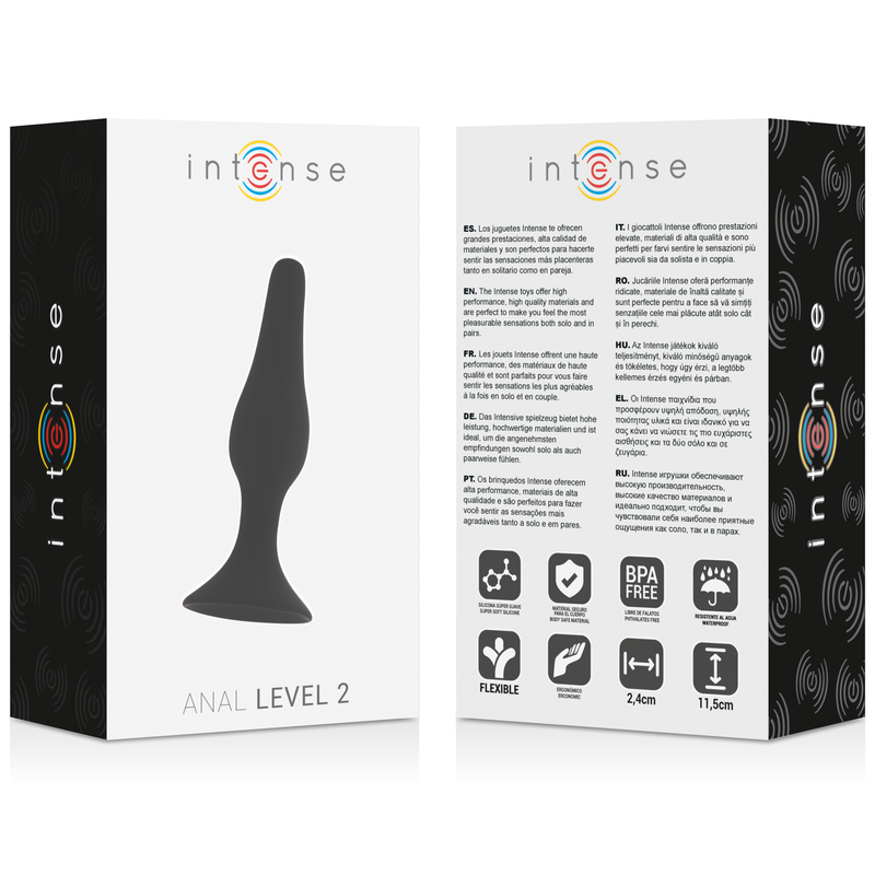 INTENSIV - ANAL STUFE 2 11,5CM SCHWARZ