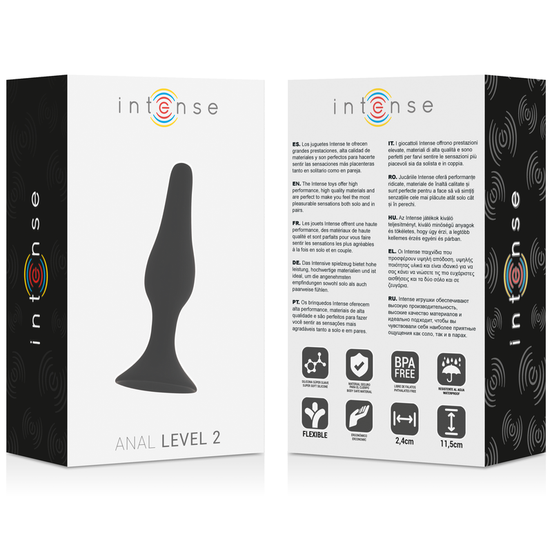 INTENSIV - ANAL STUFE 2 11,5CM SCHWARZ