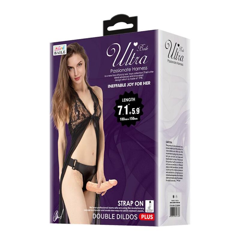 BAILE - ULTRA PASSIONATE DOUBLE Wellness DeviceS WITH HARNESS