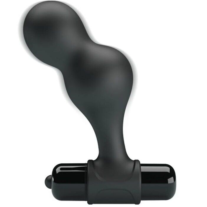 MR PLAY - BLACK SILICONE Sensory Device ANAL PLUG