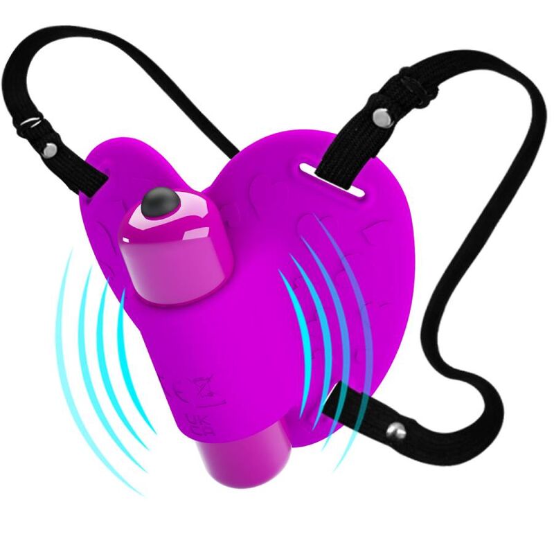 PRETTY LOVE - HEARTBEAT KLITORISSTIMULATOR 10 VIBRATIONSMODI LILA