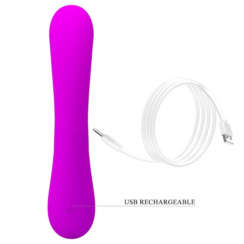 PRETTY LOVE - SINCERE SILICONE CLITORAL Sensory Device AND SUCKER PURPLE