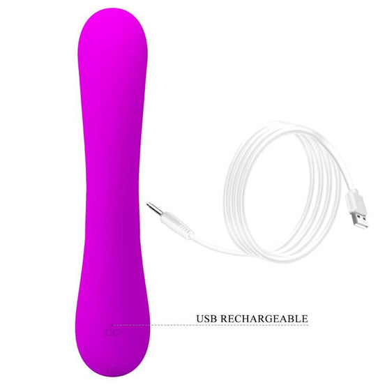 PRETTY LOVE - SINCERE SILICONE Klitorales Sensorgerät UND SAUGER LILA