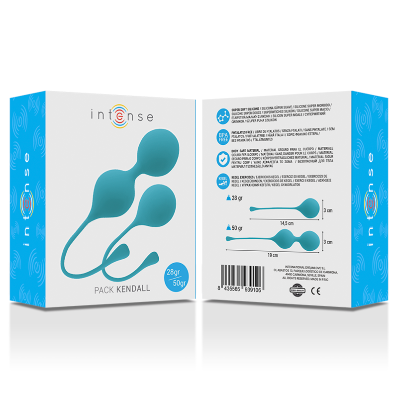 INTENSE – KEGEL-KUGELN PACKUNG KENDALL BLAU