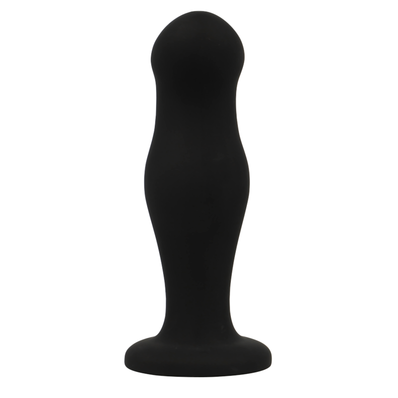 BLACK&SILVER - SEAN ANALPLUG PREMIUM SILIKON SCHWARZ