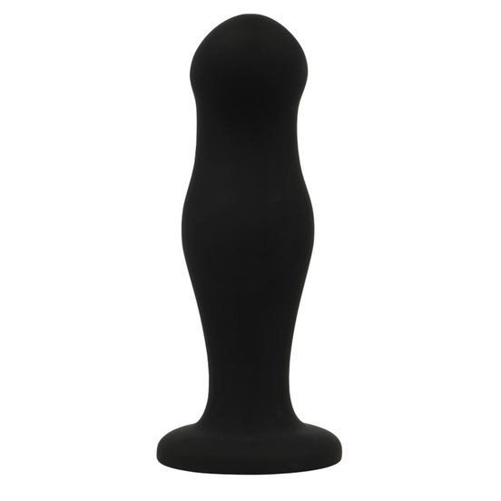 BLACK&SILVER - SEAN ANALPLUG PREMIUM SILIKON SCHWARZ