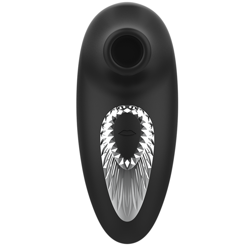BLACK&SILVER - DRAKE DELUXE LUTSGVIBRATOR WIEDERAUFLADBAR SILIKON SCHWARZ