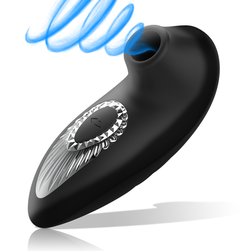 BLACK&SILVER - DRAKE DELUXE LUTSGVIBRATOR WIEDERAUFLADBAR SILIKON SCHWARZ