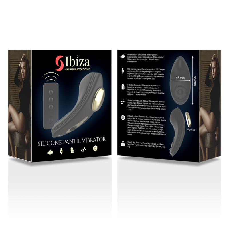 IBIZA - SILICONE PANTIE Sensory Device REMOTE CONTROL